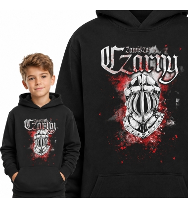 Bluza z kapturem dziecięca Patriotyczna ZAWISZA CZARNY